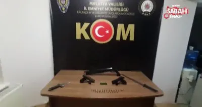 Malatya’da silah kaçakçılarına operasyon | Video