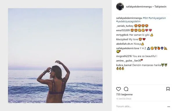 Ünlülerin Instagram paylaşımları (01.02.2018)