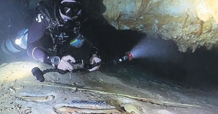 8 bin yıllık insan kemiği bulundu