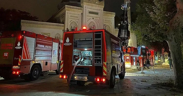 Beşiktaş Yıldız Hamidiye Camii’nde yangın