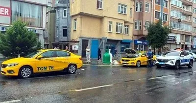 Taksiden inen şahıs rastgele ateş etti kurşunlar taksiye isabet etti #istanbul