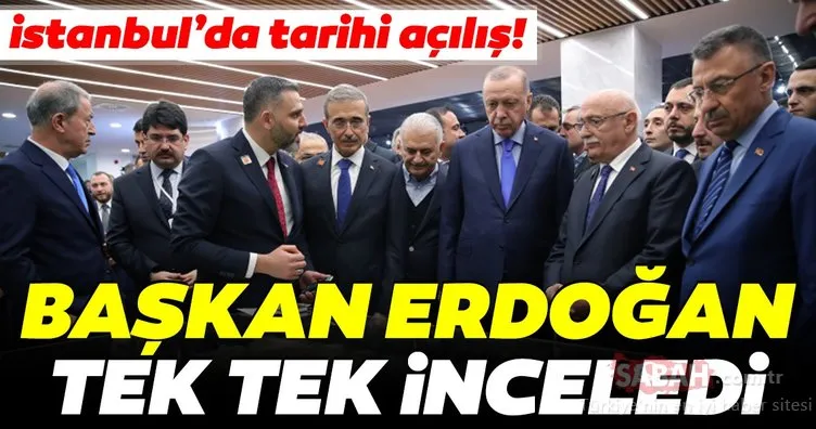 Başkan Erdoğan Teknopark İstanbul 2. Etap Açılışında incelemelerde bulundu