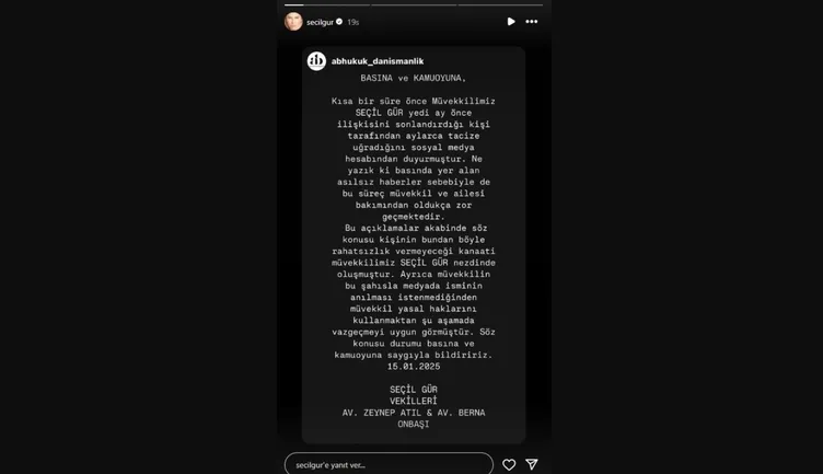 Tacize uğradığını açıklayan Seçil Gür’den flaş hamle! Ne yazık ki...