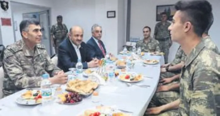 Bakan Işık, sahuru Dağlıca’da yaptı