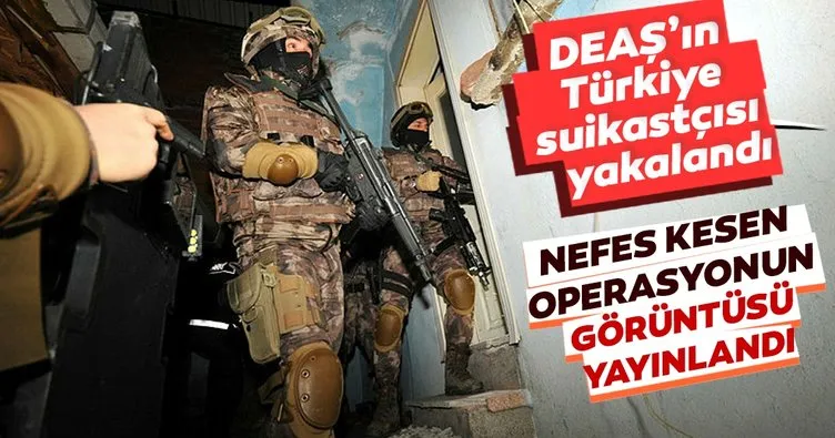 Son dakika: DEAŞ’ın Türkiye suikastçısı yakalandı! İşte nefes kesen görüntüler...