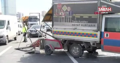TEM Seyrantepe’de zincirleme trafik kazası