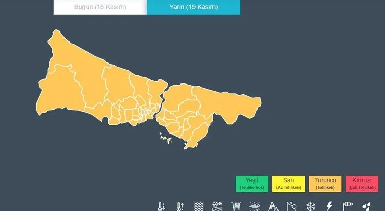Son dakika: Meteoroloji’den sarı ve turuncu kodlu uyarı! AFAD: İstanbul, İzmir dahil 72 kentte alarm