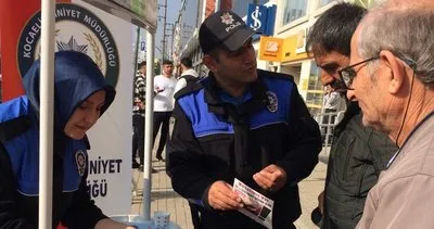 Polis ve öğrenci abileri onlara yalnız olmadıklarını hissettirdi