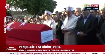 Pençe-Kilit şehidi Binbaşı Mehmet Duman son yolculuğuna uğurlandı | Video