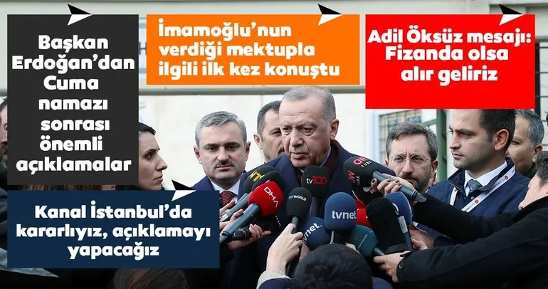 Son dakika: Başkan Erdoğan İstanbul’da önemli açıklamalarda bulundu!