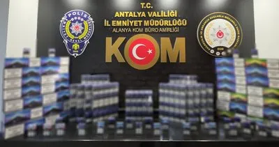 Alanya'da 'Kaçak' operasyonu #antalya