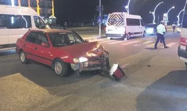 Taksi kaza yaptı anne-kız yaralandı #edirne
