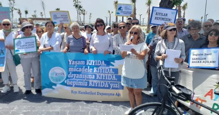 ’Kıyıda hareketi’ Ayvalık kıyılarına sahip çıktı