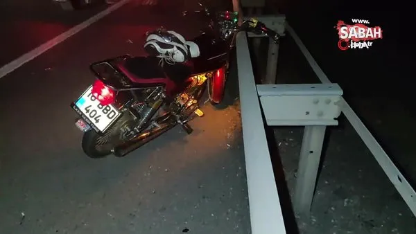 Tırı geçmek isteyen motosikletliler kaza yaptı: 1 ölü, 3 yaralı | Video