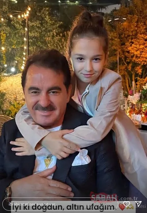 Elif Ada Tatlıses 12 yaşına bastı! İbrahim Tatlıses en küçük kızının doğum gününü böyle kutladı! İyi ki doğdun altın ufağım