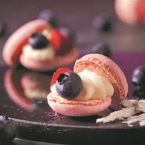 Beyaz Ganaj Dolgulu Mini Makaronlar