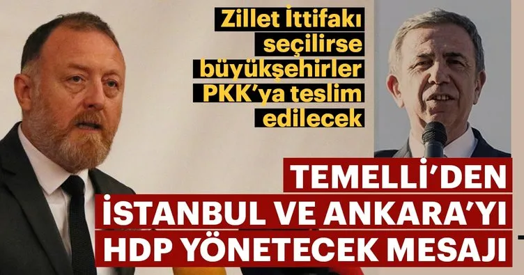 HDP Eş Başkanı Temelli: Mansur Yavaş bilecek ki eğer seçilmişse HDP oyları ile seçilmiştir
