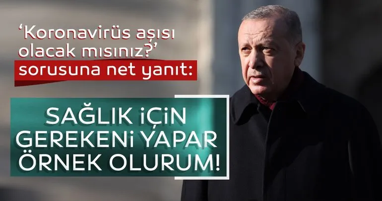 SON DAKİKA! Başkan Erdoğan’dan ’koronavirüs aşısı olacak mısınız?’ sorusuna çok net yanıt!