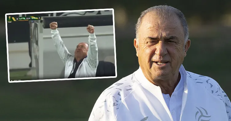 SON DAKİKA: Fatih Terim’den Al Shabab - Al Fayha maçına damga vuran sevinç! Hamdallah’ın golünü böyle kutladı...