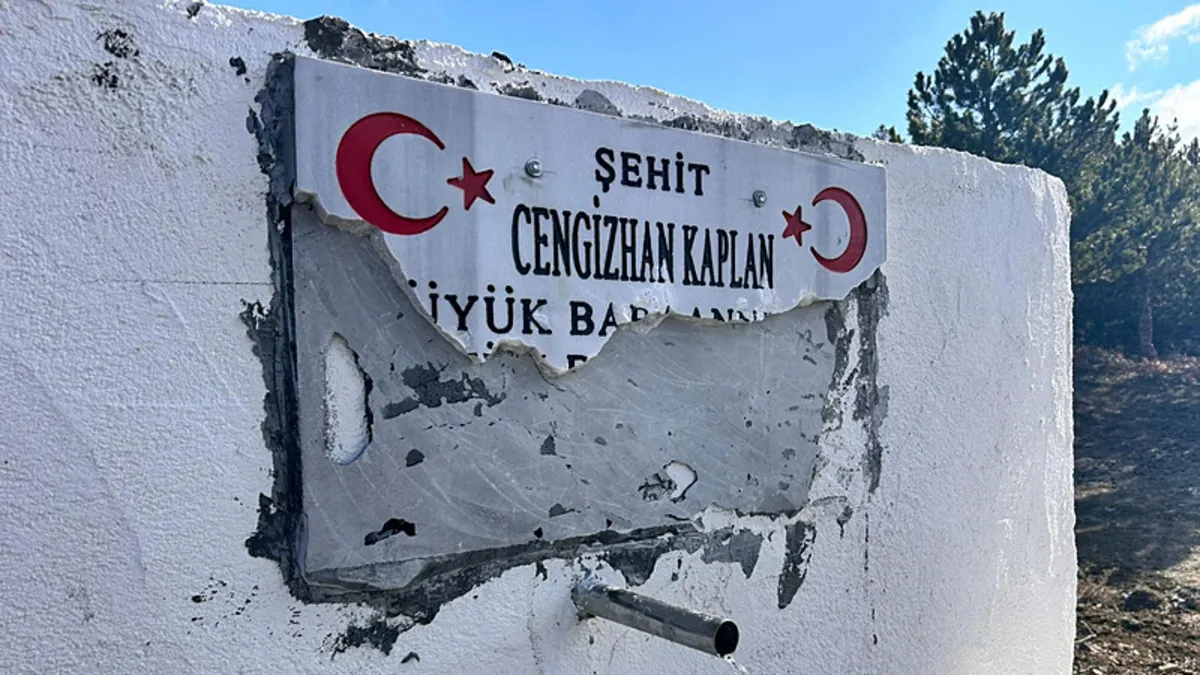 Şehidin anısına büyük saygısızlık – Yaşam Haberleri