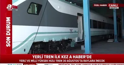 Yerli ve milli tren 30 Ağutos’da raylara inecek! | Video