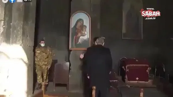 Ermenistan Başbakanı Nikol Paşinyan kiliseden böyle kovuldu  | Video