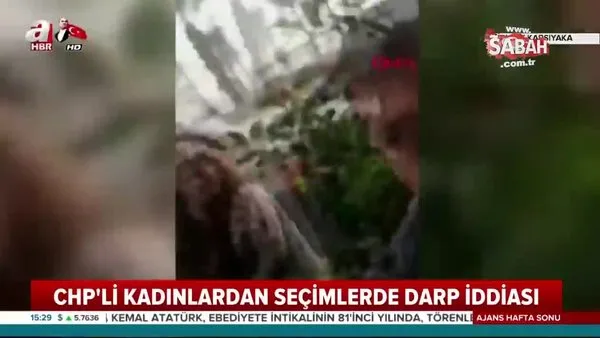 İzmir'de utanç verici görüntüler! CHP'nin delege seçimlerinde kadınları tekme tokat böyle dövdüler...