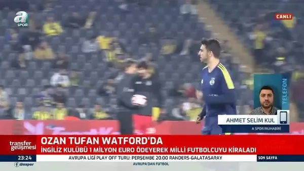 Fenerbahçeli Ozan Tufan Watford'da