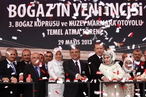 3. Boğaz Köprüsü'nün temeli atıldı