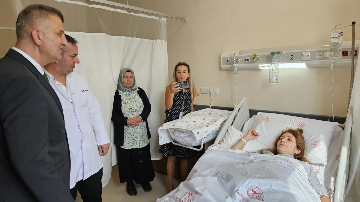 Başkan Erdoğan'ın açtığı hastanede ilk doğum