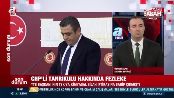 Son dakika: CHP Milletvekili Sezgin Tanrıkulu hakkında fezleke | Video