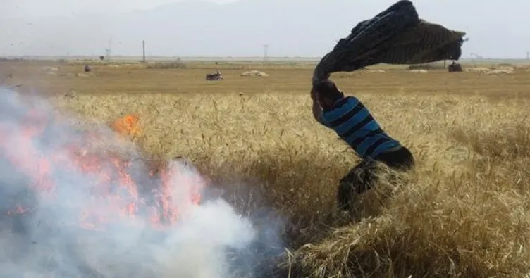 Tel Rıfat’taki YPG/PKK’lılar Bab’daki sivillerin tarım arazilerini yaktı