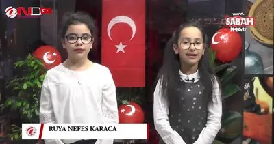 Nevşehir’de ilkokul öğrencileri ana haber bültenini sundu