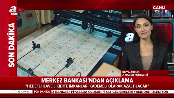 Merkez Bankası'ndan önemli piyasa açıklaması: Elimizdeki bütün araçları oynaklığı azaltmak için kullanacağız | Video