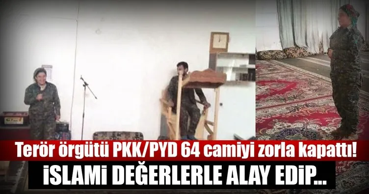 Terör örgütü PKK, Afrin’deki camileri ibadete kapattı!