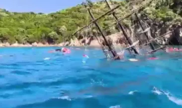 SON DAKİKA | Muğla’da korkutan olay: Tur teknesi battı!
