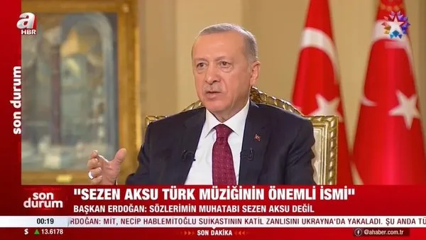 Başkan Erdoğan'dan Sezen Aksu açıklaması: Benim oradaki hitabımın muhatabı Sezen Aksu değildir | Video