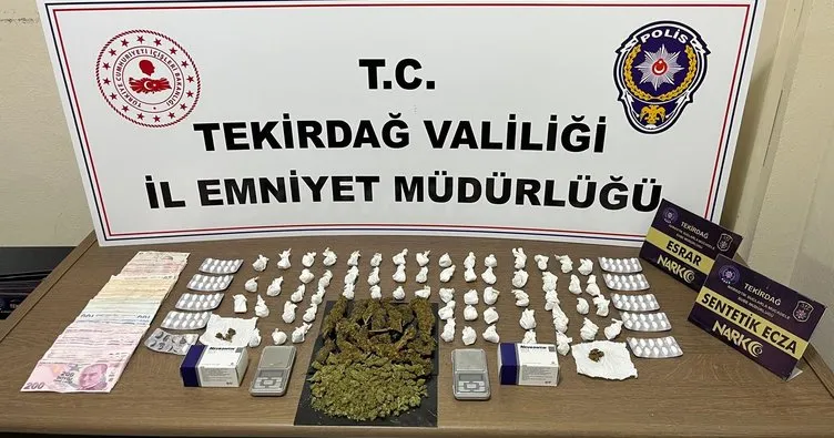 Tekirdağ Emniyeti uyuşturucuya geçit vermiyor