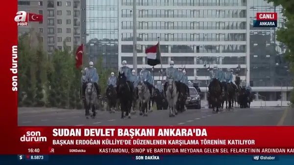 Başkan Erdoğan'dan kritik görüşme! Sudan Devlet Başkanı Ankara'da | Video