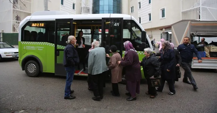 Kocaeli’de 65 yaş üstü vatandaşlara müjde: Toplu taşımada sınırlama yok!