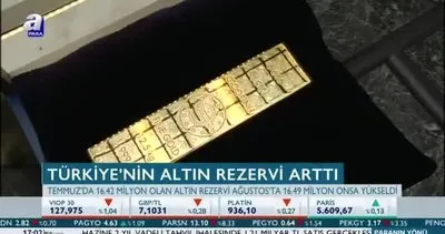 Türkiye’nin altın rezervi arttı