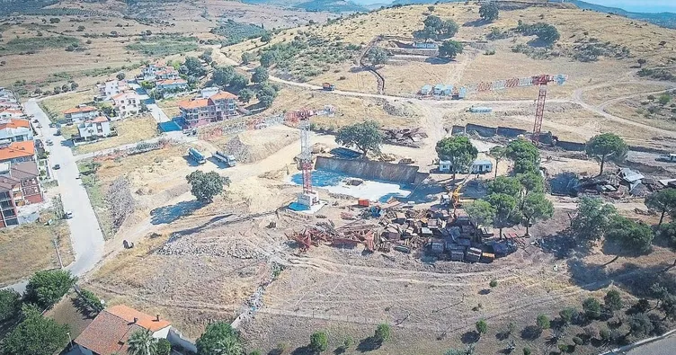 Bergama’daki TOKİ konutları yükseliyor