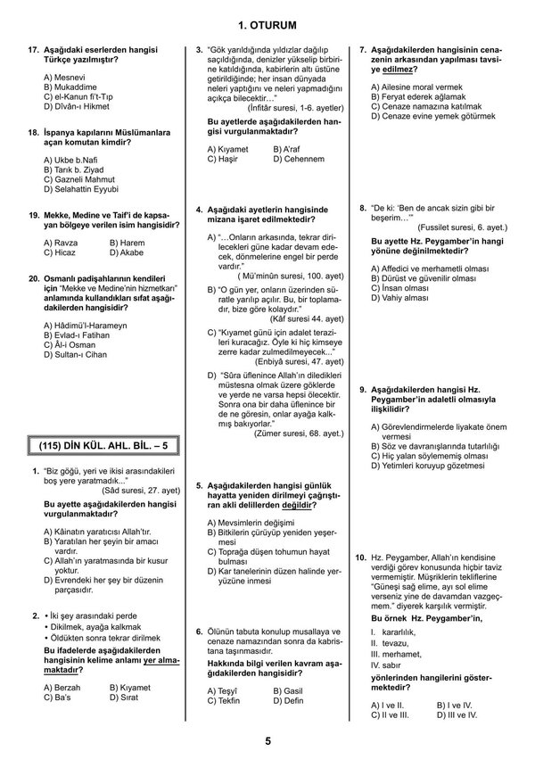 AÖL soruları ve cevapları 2018 yayınlandı! 8-9 Aralık MEB Açık Lise AÖL sınav soruları ve cevapları!