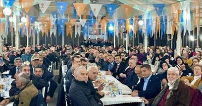 AK Parti Kilimli vefa yemeğinde salona doldu taştı