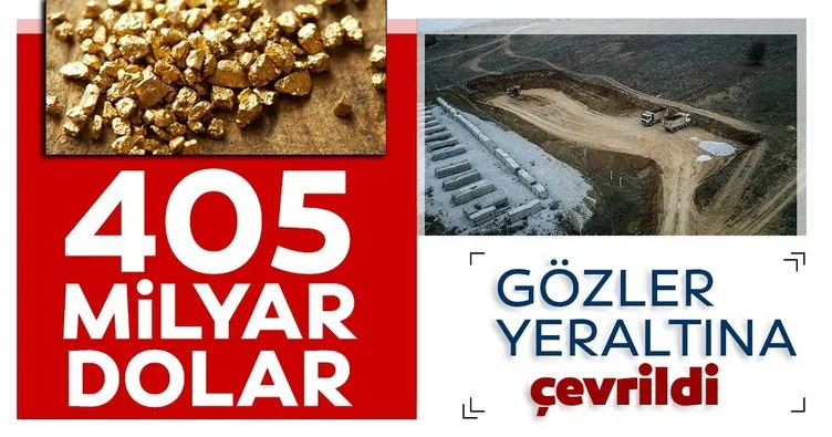 405 milyar dolarlık altın var