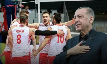 Başkan Erdoğan’dan ’Filenin Efeleri’ne tebrik!