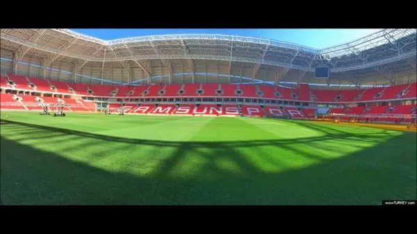 Samsun'un yeni stadı dünyanın en iyileri arasında