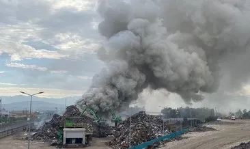 Yer Osmaniye: Geri dönüşüm fabrikasında yangın çıktı!