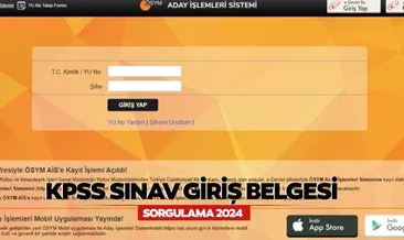 KPSS SINAV GİRİŞ BELGESİ SORGULAMA LİNKİ | 2024 ÖSYM ile KPSS lisans sınav giriş yerleri/belgesi açıklandı mı, ne zaman açıklanacak?