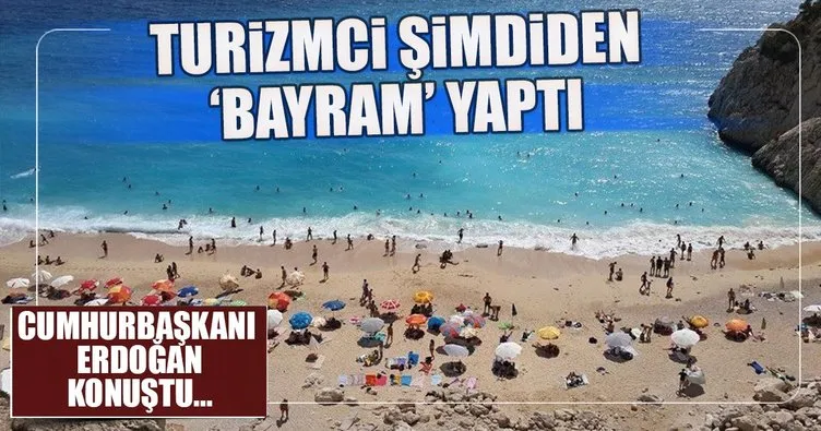 Cumhurbaşkanı Erdoğan tatil için konuştu! Turizmciler şimdiden bayram yaptı...